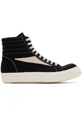 Rick Owens DRKSHDW Black Porterville High Vintage Sneaks Sneakers