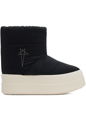 Rick Owens DRKSHDW Black Porterville Mega Bumper Low Lunar Boots