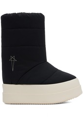 Rick Owens DRKSHDW Black Porterville Mega Bumper Lunar Boots