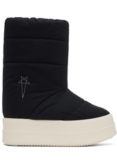 Rick Owens DRKSHDW Black Porterville Mega Bumper Lunar Boots