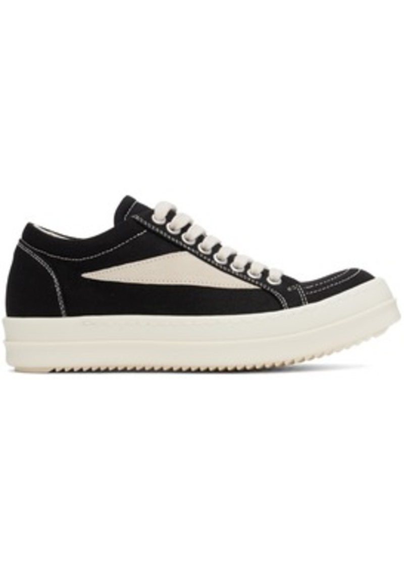 Rick Owens DRKSHDW Black Porterville Vintage Sneaks Sneakers