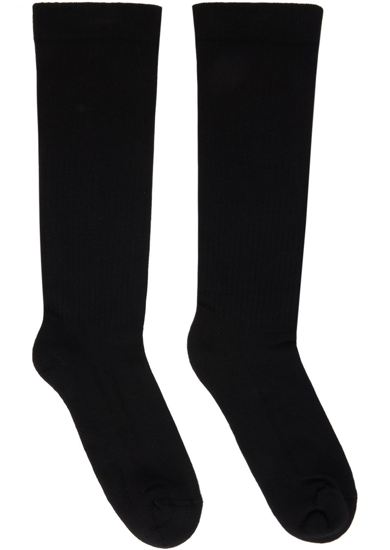 Rick Owens DRKSHDW Black 'Urinal' Socks