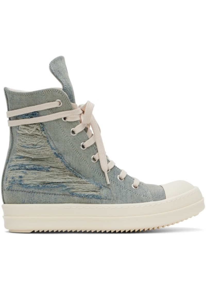 Rick Owens DRKSHDW Blue Sneaks Sneakers