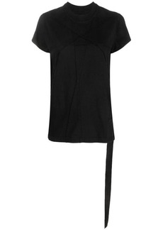 RICK OWENS DRKSHDW COTTON T-SHIRT WITH TONE-ON-TONE STITCHING