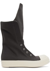 Rick Owens DRKSHDW Gray Boot Sneaks Sneakers