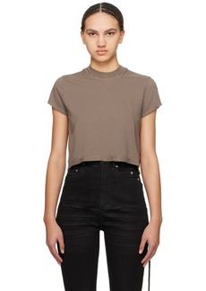 Rick Owens DRKSHDW Gray Cropped T-Shirt