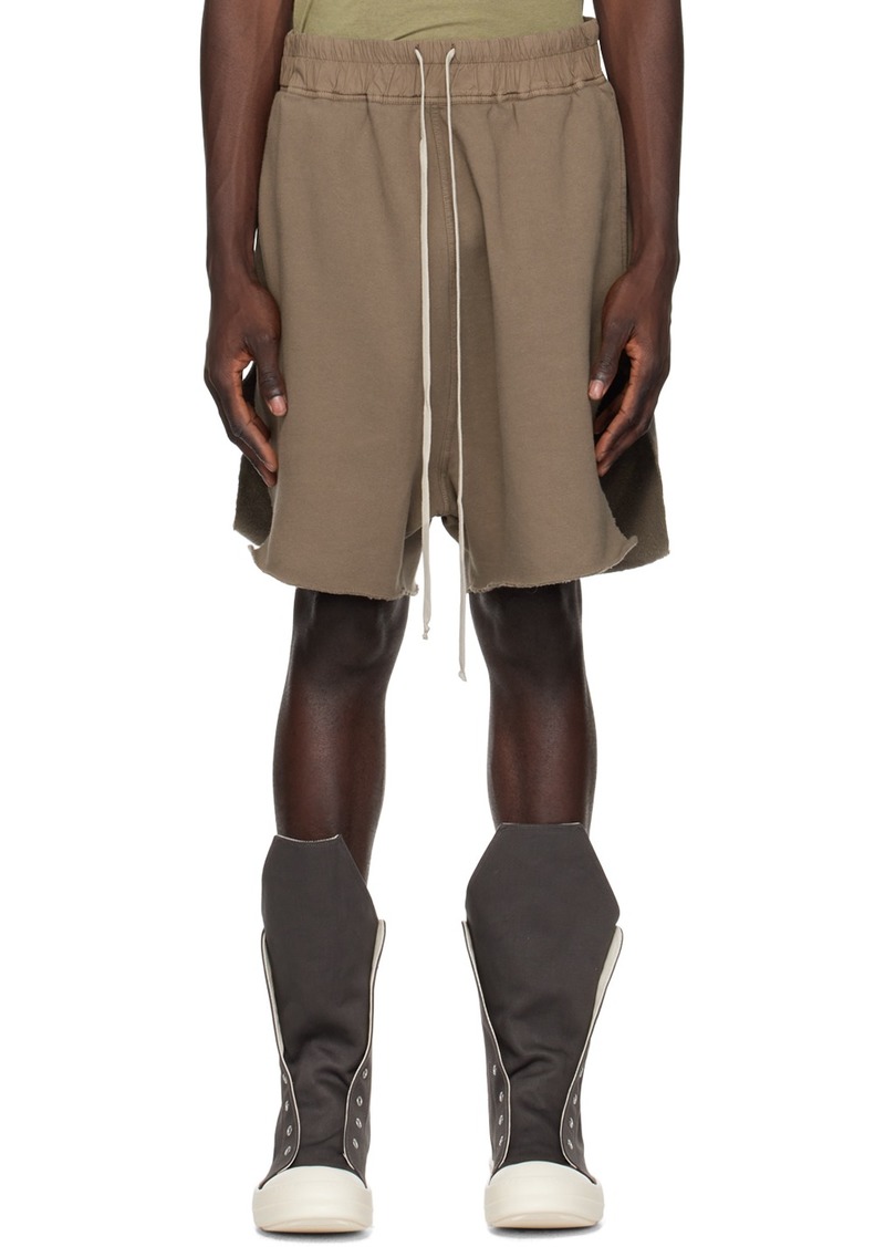 Rick Owens DRKSHDW Gray Loose-Fit Shorts