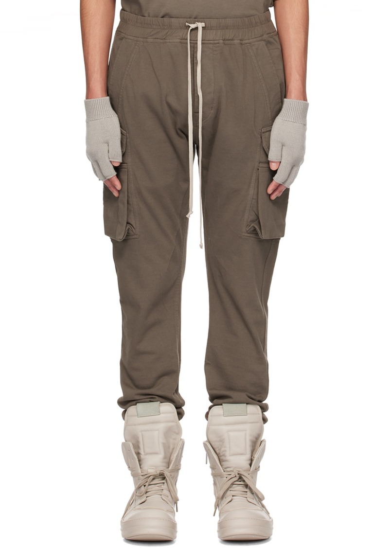 Rick Owens DRKSHDW Gray Mastodon Cut Cargo Pants