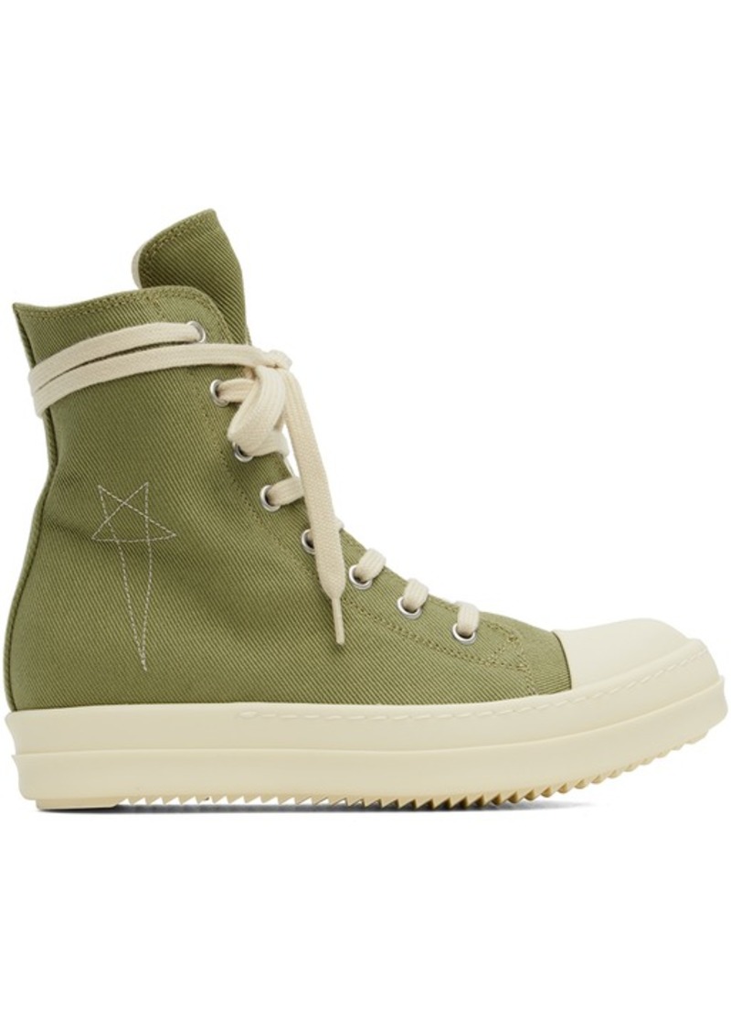 Rick Owens DRKSHDW Green Porterville Sneaks Sneakers