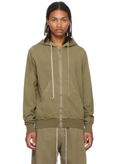 Rick Owens DRKSHDW Khaki Jason Hoodie