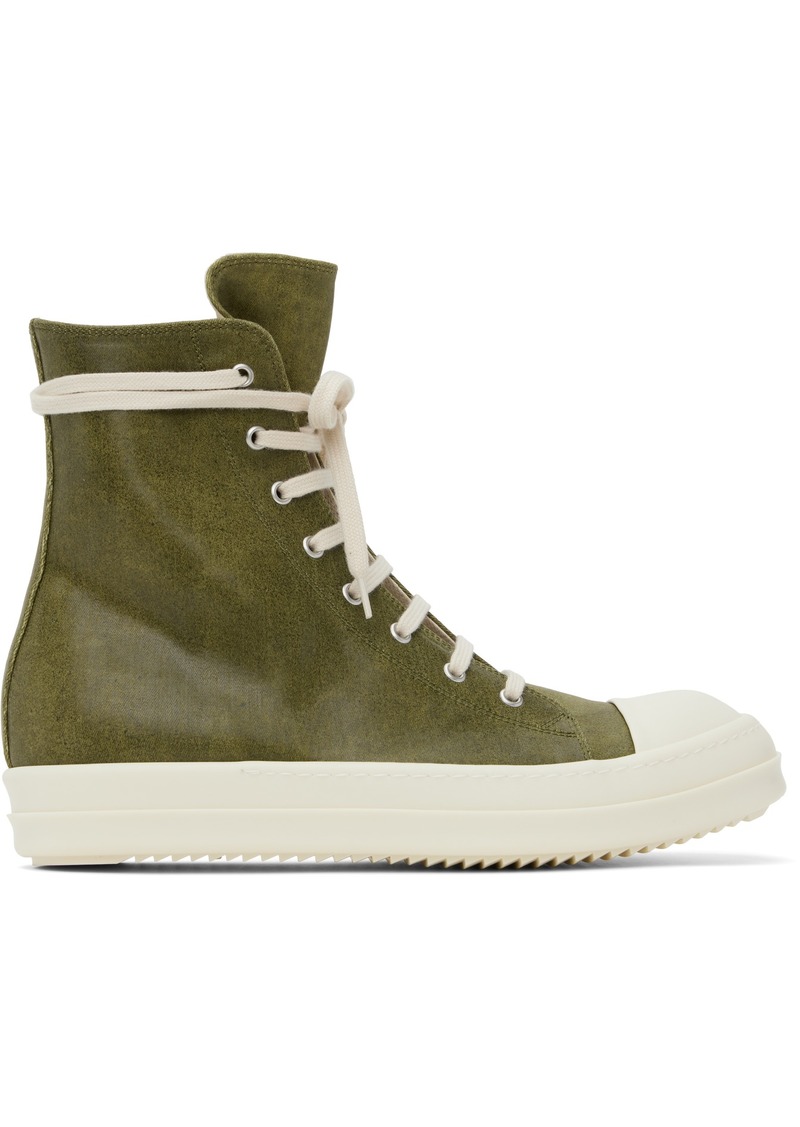 Rick Owens DRKSHDW Khaki Porterville Sneaks Sneakers