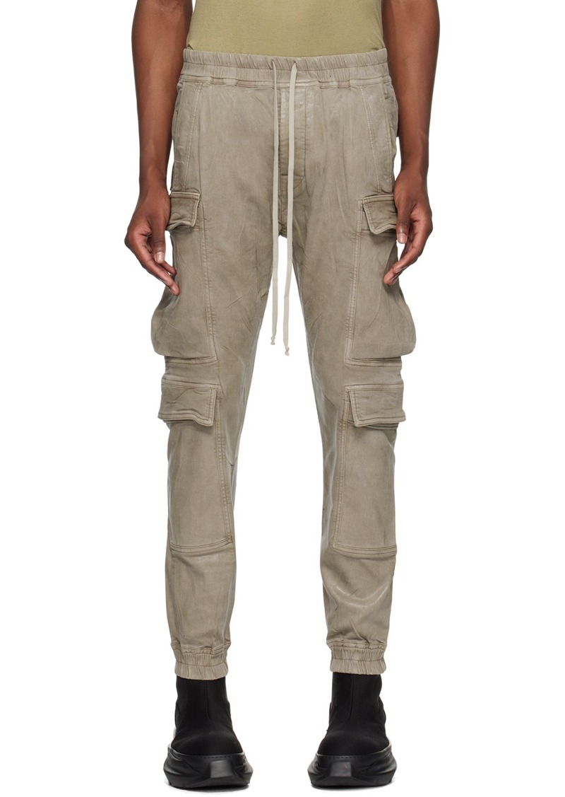 Rick Owens DRKSHDW Off-White Mastodon Megacargo Denim Cargo Pants