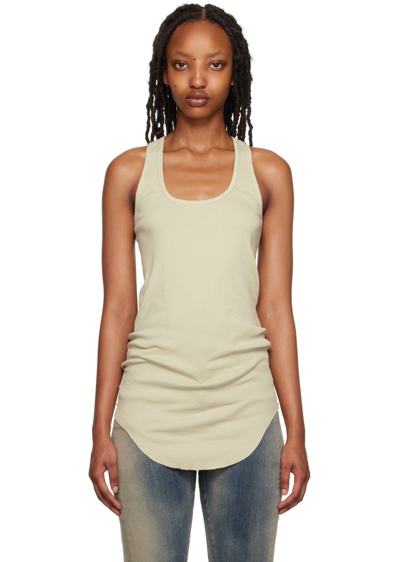 Rick Owens DRKSHDW Off-White Scoop Tank Top