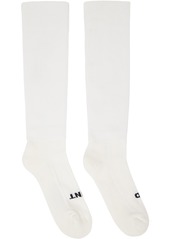 Rick Owens DRKSHDW Off-White 'So Cunt' Socks