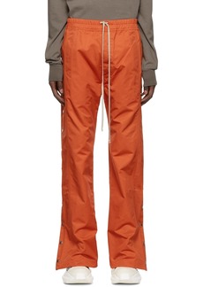 Rick Owens Drkshdw Orange Nylon Lounge Pants
