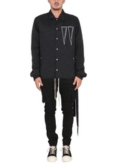 RICK OWENS DRKSHDW OVERSIZE FIT SHIRT JACKET