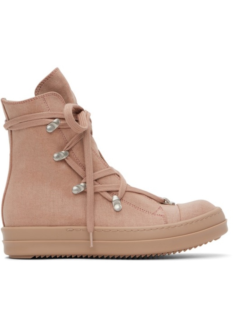 Rick Owens DRKSHDW Pink Hexa Sneaks Sneakers