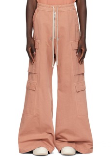 Rick Owens DRKSHDW Pink Jumbo Bela Cargo Pants