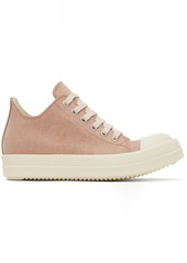 Rick Owens DRKSHDW Pink Low Sneakers