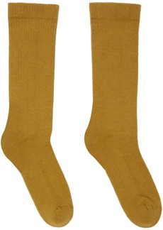 Rick Owens DRKSHDW Yellow 'Lido' Socks