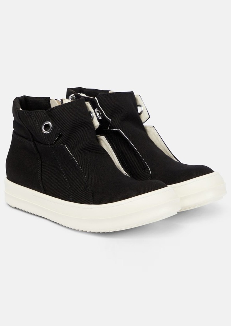 Rick Owens Dunk denim high-top sneakers