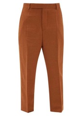 Rick Owens Easy Astaires high-rise crepe trousers