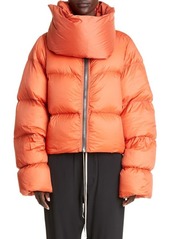 Rick Owens Funnel Neck Down Puffer Coat