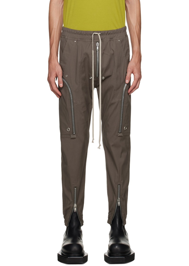 Rick Owens Gray Bauhaus Cargo Pants