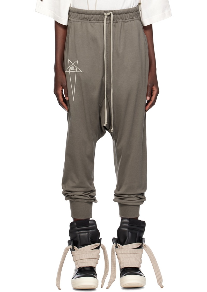 Rick Owens Gray Champion Edition Lounge Pants