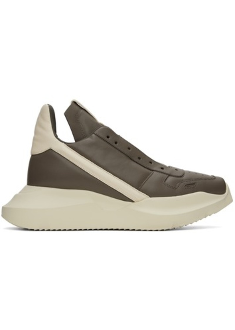 Rick Owens Gray Geth Sneakers