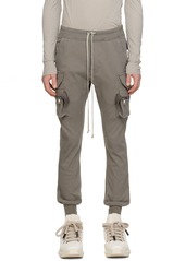 Rick Owens Gray Mastodon Cargo Pants