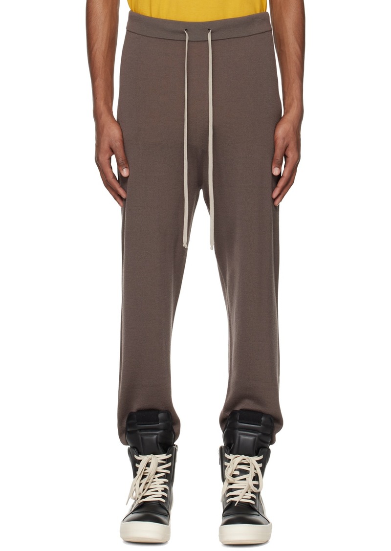 Rick Owens Gray Tapered Lounge Pants