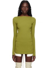 Rick Owens Green Al Sweater