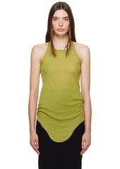 Rick Owens Green Basic Tank Top