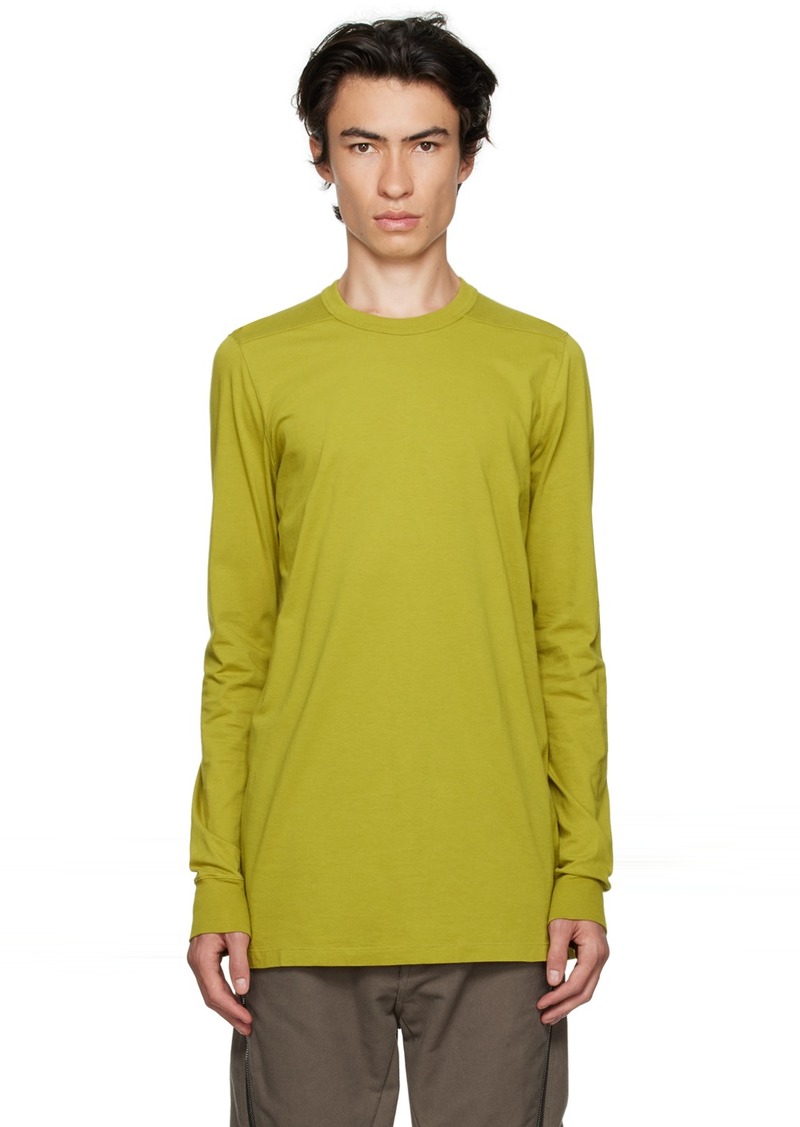 Rick Owens Green Level Long Sleeve T-Shirt