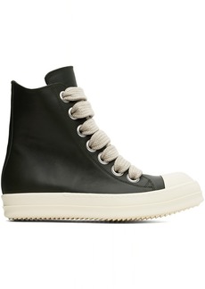 Rick Owens Green Lido Jumbo Laced Sneakers