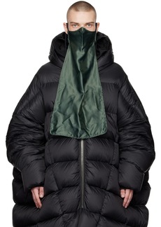 Rick Owens Green Long Face Mask