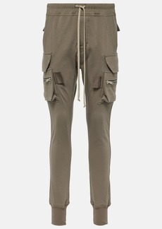 Rick Owens High-rise cotton skinny cargo pants