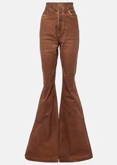 Rick Owens High-rise flared jeans
