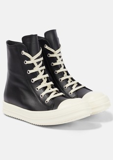 Rick Owens Leather high-top sneakers
