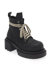 Rick Owens Lido Laced Combat Boot