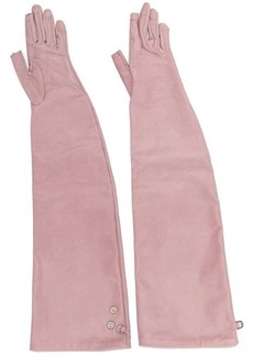 RICK OWENS long leather gloves