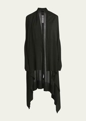 Rick Owens Long Wrap Open Cardigan