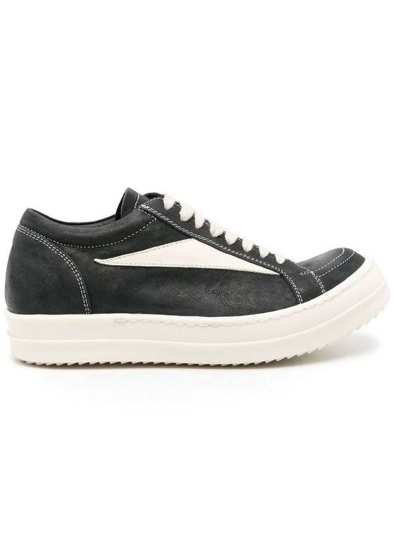 RICK OWENS Luxor leather sneakers
