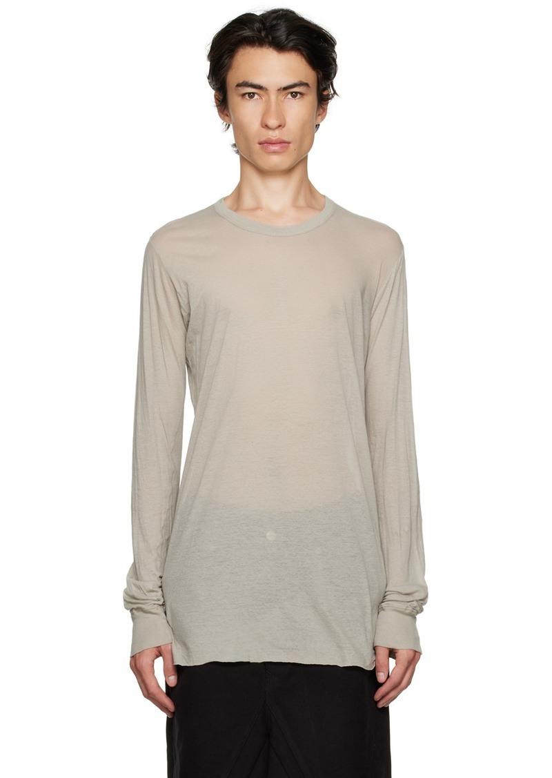 Rick Owens Off-White Basic Long Sleeve T-Shirt