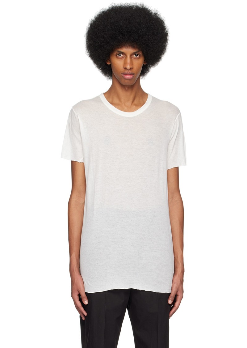 Rick Owens Off-White Basic T-Shirt