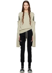 Rick Owens Off-White Cape Sleeve Sweater