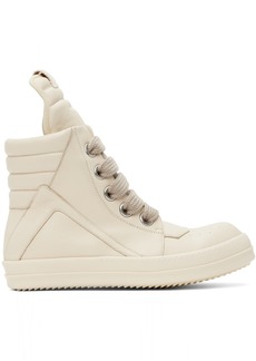 Rick Owens Off-White Porterville Jumbolaced Geobasket Sneakers