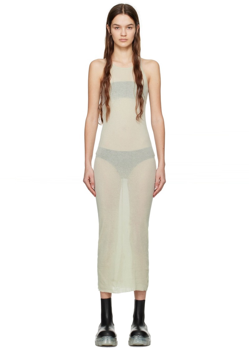 Rick Owens Off-White Tank Maxi Dress