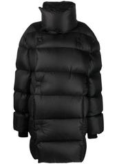 RICK OWENS padded high-neck coat